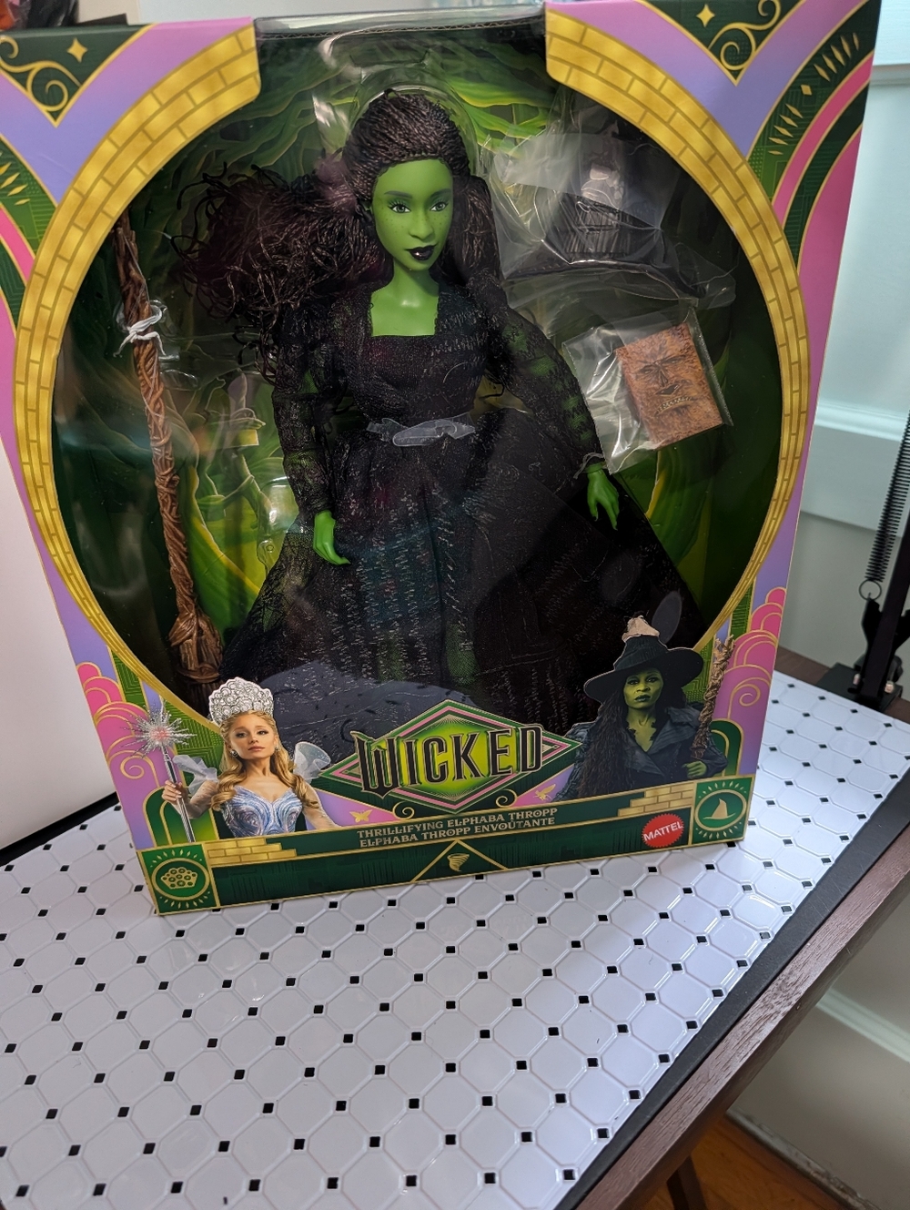 Wicked Elphaba Barbie Custom Restyle - Picture 9 of 11